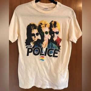 Vintage 1983 The Police Synchronicity Tour T-Shirt Guaranteed Authentic Sz Med
